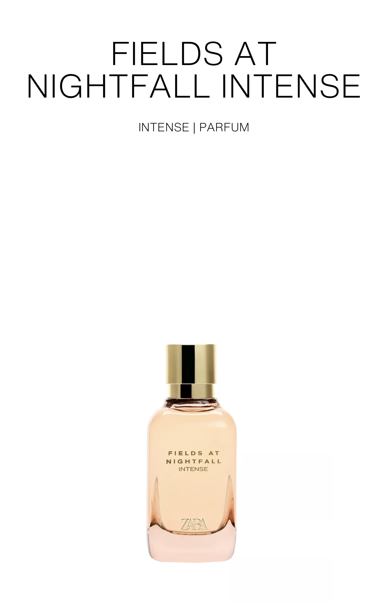 Fields at Nightfall Intense by ZARA